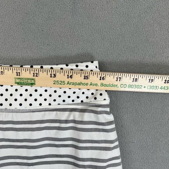 Lululemon Skirts Womens 32" White Black Run Pace Setter Skorts Ruffled Tennis - Picture 10 of 12